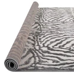 Alfombra Zaha Cebra Gris 200x285Cm
