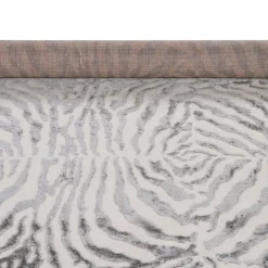 Alfombra Zaha Gris Cebra 240x340Cm