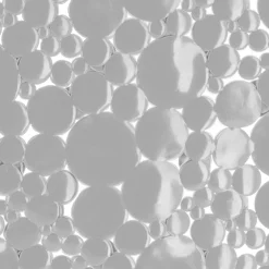 Alfombrilla Baño Antidesl. Burbujas Gris