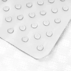 Alfombrilla De Baño Antideslizante Blanca 53x53cm