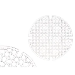 Alfombrilla transparente redonda p/encimera 29cm