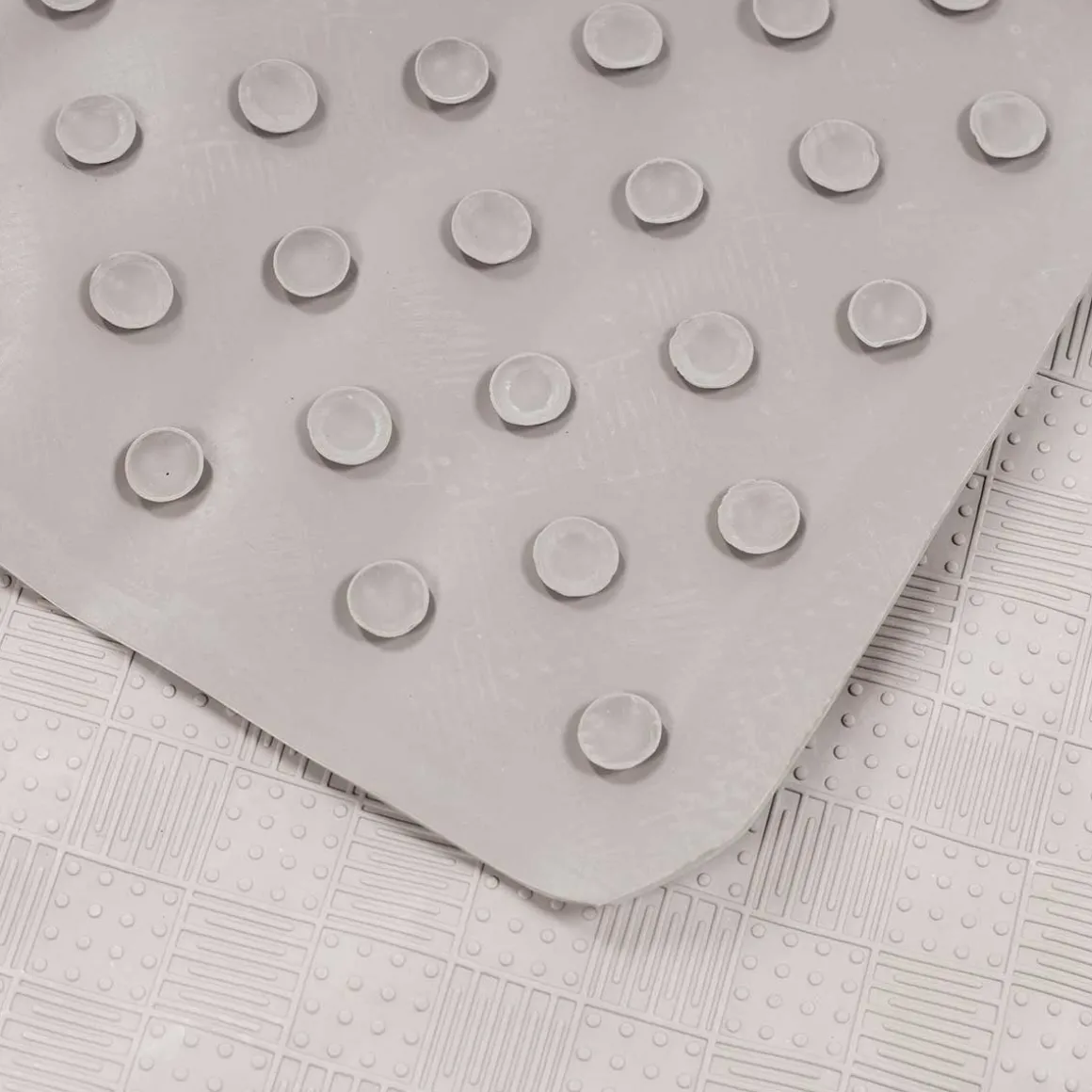 Alfombrilla WC Antideslizante Gris Pardo 53x53cm