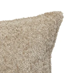 Almohada Bouclette Gris Pardo 30x50cm