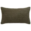 Almohada Bouclette Verde Caqui Automne 30x50cm