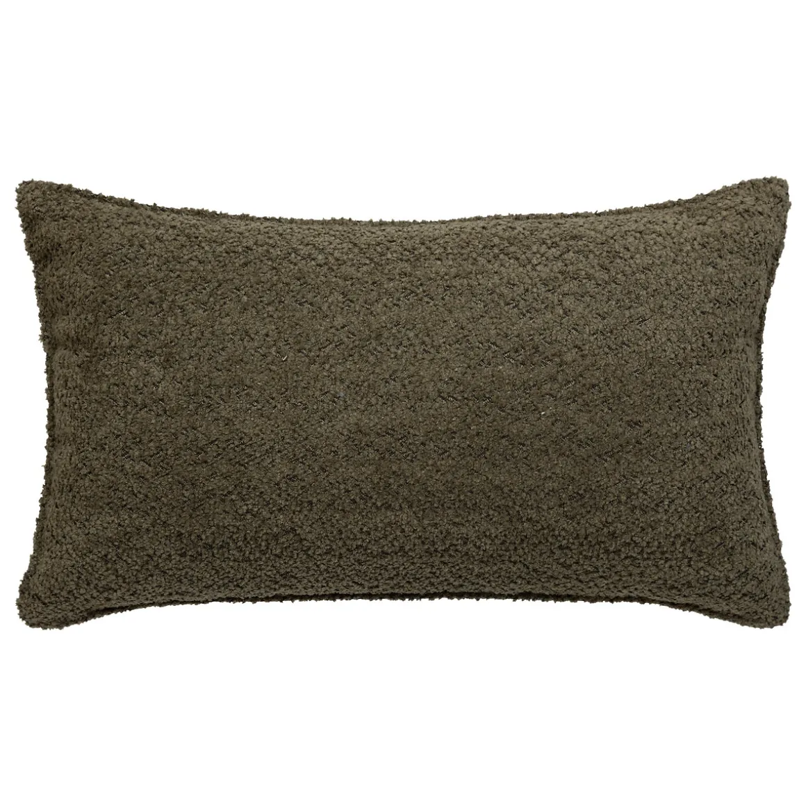 Almohada Bouclette Verde Caqui Automne 30x50cm