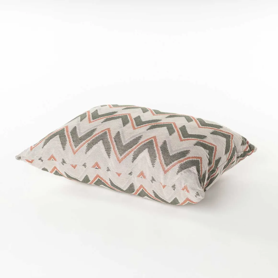 Almohada VIBES naranja y verde 45x60cm