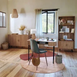 Aparador Colva Beige Con 2 Puertas