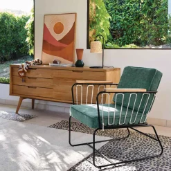 Aparador DIGHA marrón claro de madera roble