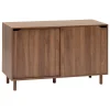 Aparador SLIDY marrón de mdf con 2 puertas