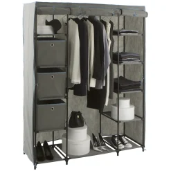 Armario Con Estantes Y 3 Cajas