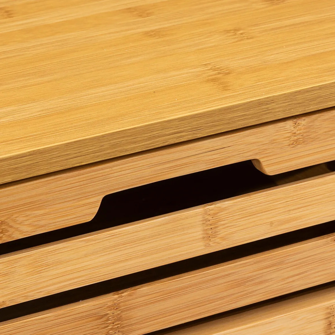 Armario para baño SICELA marrón de bambú