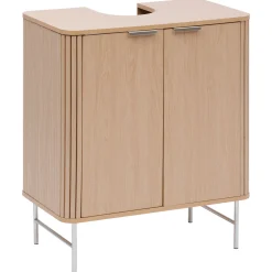 Armario para lavabo con 2 puertas LIORA marrón