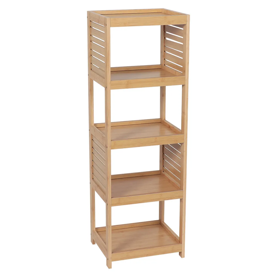 Armario TRINIDAD de mdf y bambú con 5 niveles