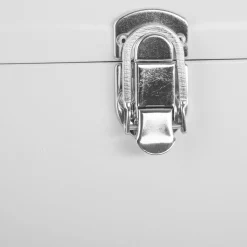 Baúl De Metal Blanco Tam.2/2 47x28x19Cm