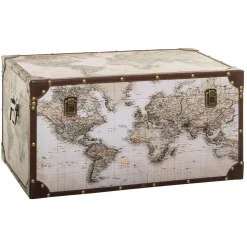 Baúl Decorativo Mundo Anzo 16x35cm