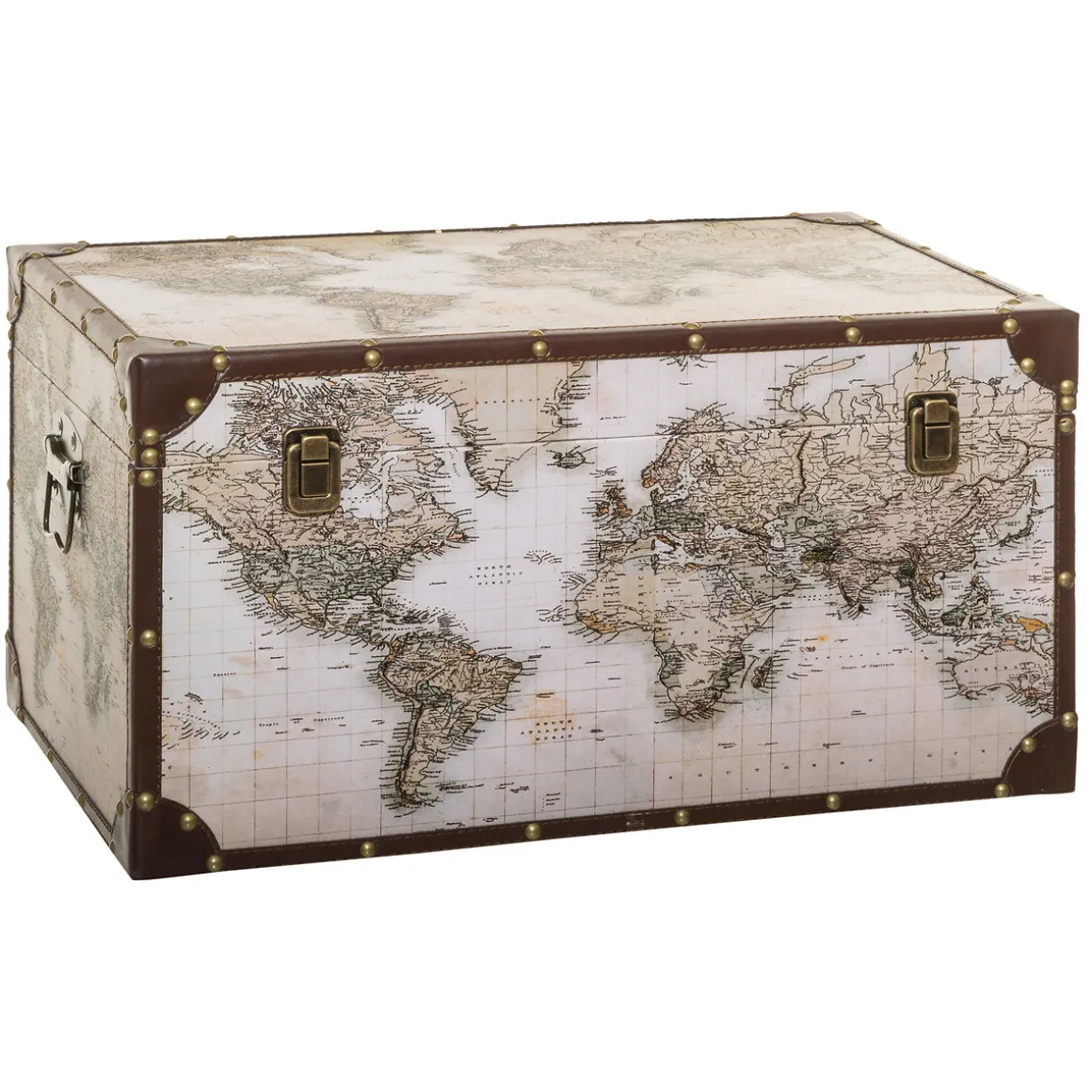 Baúl Decorativo Mundo Anzo 16x35cm