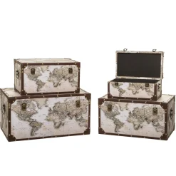 Baúl Decorativo Mundo Anzo 16x35cm