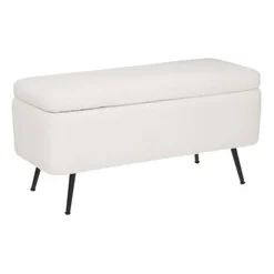 Banco Blanco Aurora Con Almacenaje