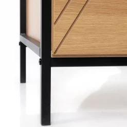 Banco Con Almacenaje Marrón Elemental