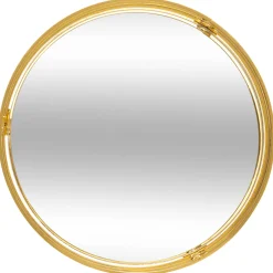 Bandeja espejada dorada metálica FEEL 4x20cm