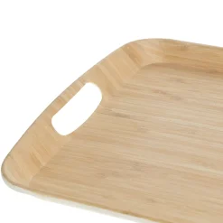 Bandeja Fibra Bambú 46x31Cm