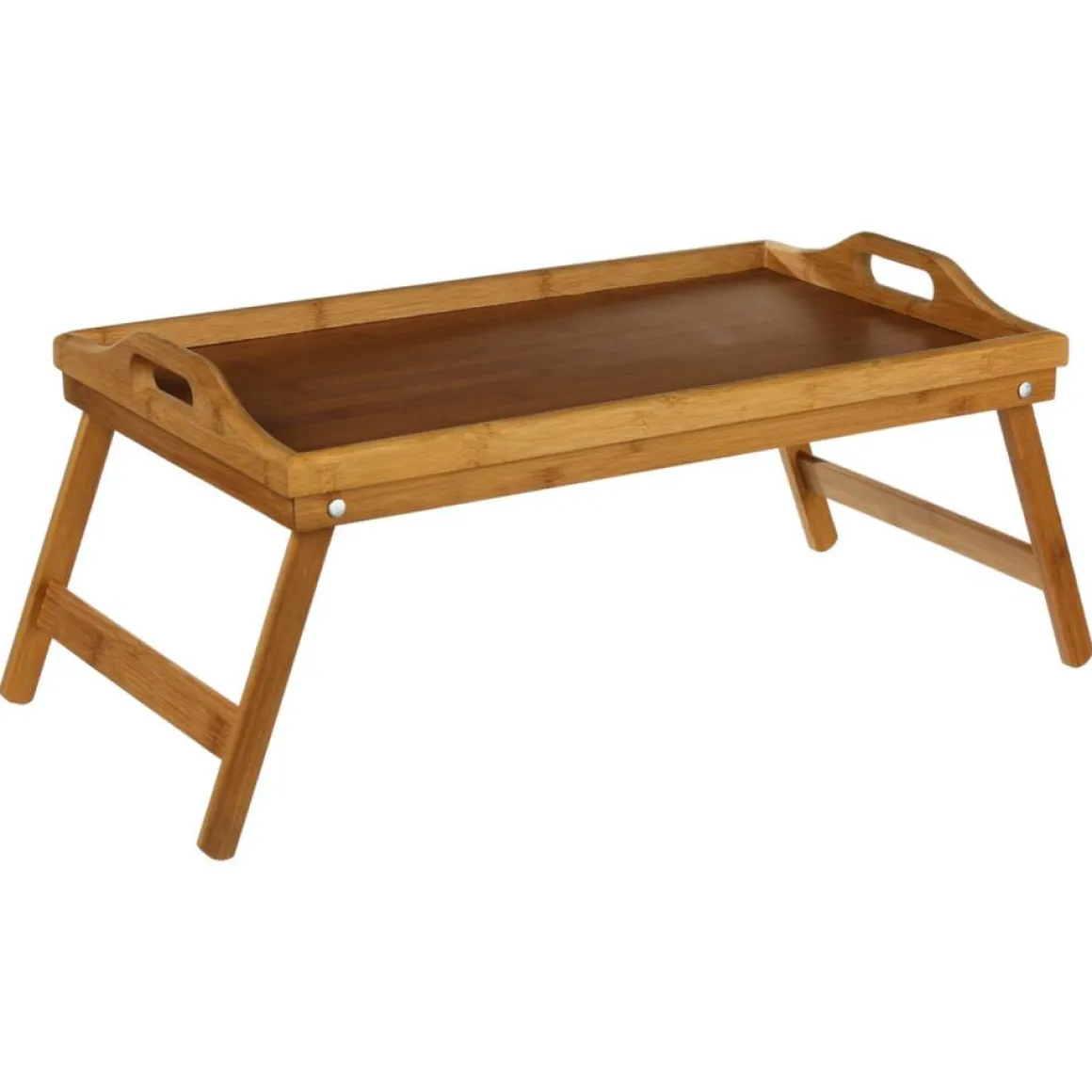 Bandeja para desayuno de bambú con patas