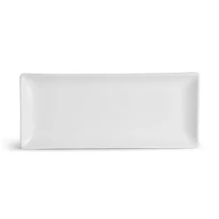 Bandeja rectangular de porcelana 35.5x15cm