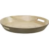 Bandeja Redonda Bambú Natural 42Cm