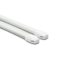 Barra Extensible 80-110Cm Ovalada Blanca