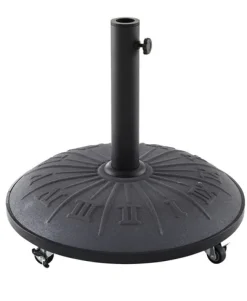 Base para parasol hormigón c/ruedas 25kg