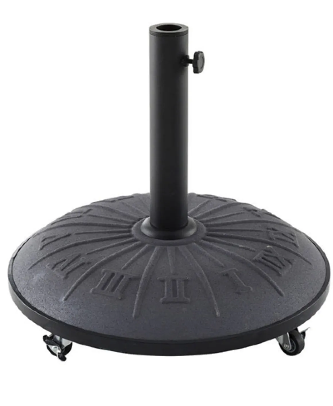 Base para parasol hormigón c/ruedas 25kg