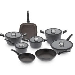 Batería Cocina 8 Pzas Coffee Stone