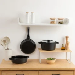 Batería de cocina 3 piezas negro 24cm