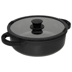 Batería de cocina 3 piezas negro 24cm