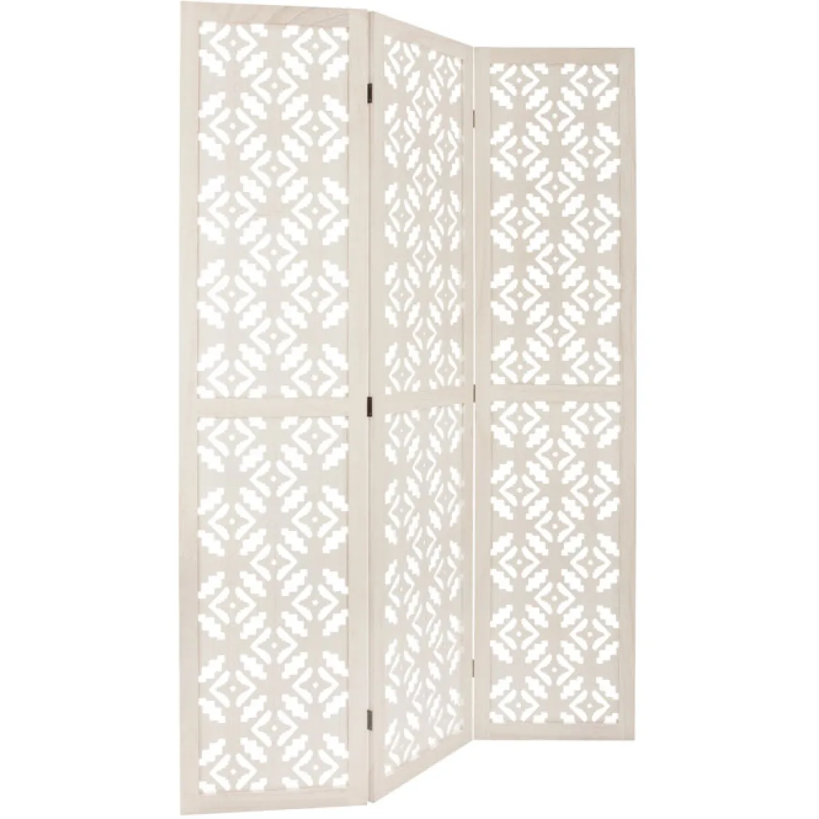 Biombo De Madera Blanco 120x170Cm