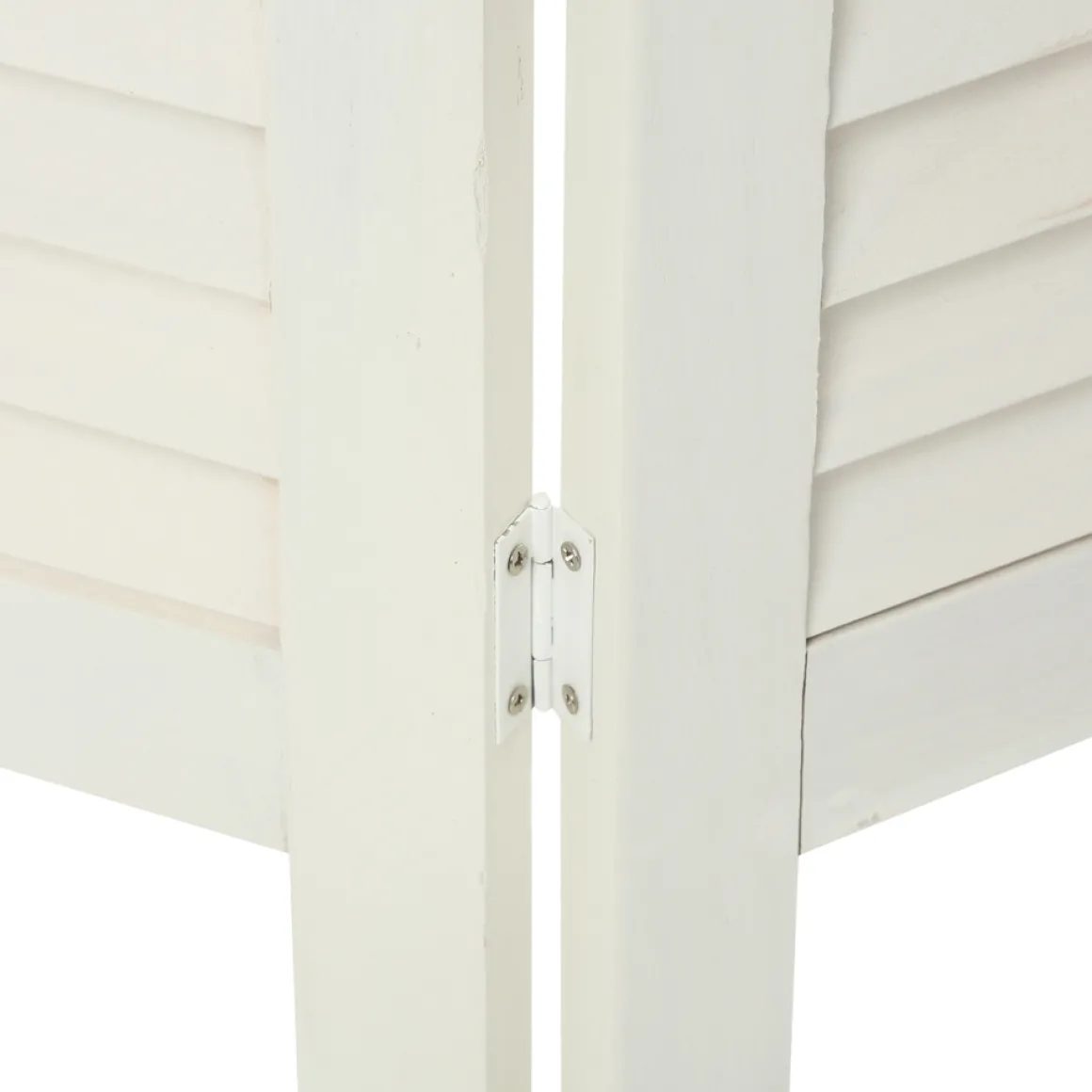 Biombo Madera Blanco 170x40Cm