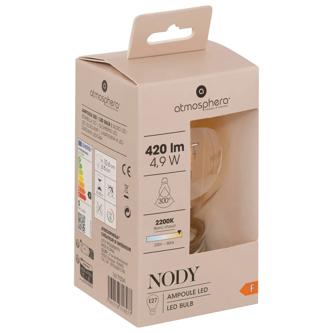 Bombilla Vintage Led E27 A60 2W