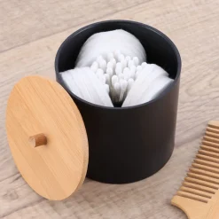 Bote De Bambú Negro