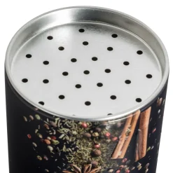 Bote P/Especias Metálico C/Diseño