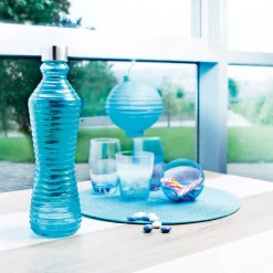 Botella De Vidrio C/Tapa Metal 1L