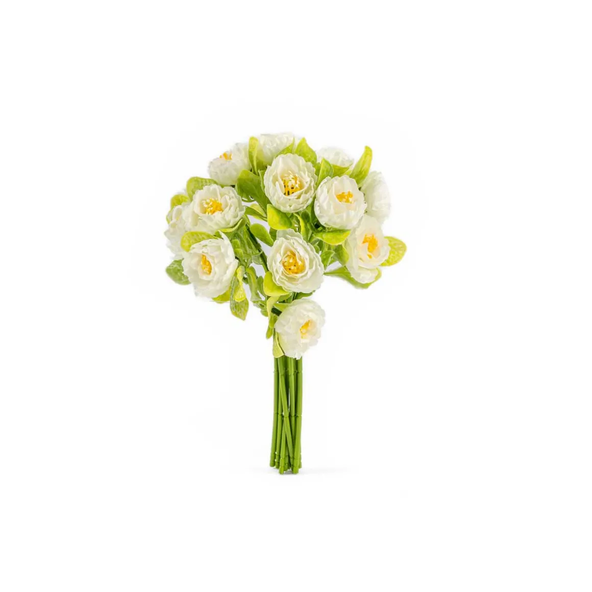 Bouquet Con 15 Camelias Blancas 23Cm