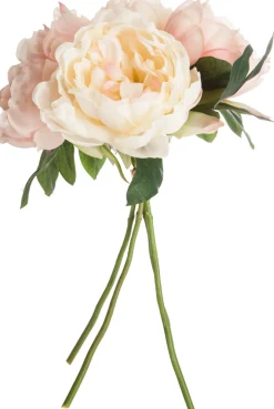 Bouquet Con 4 Peonías Color Rosa 30Cm