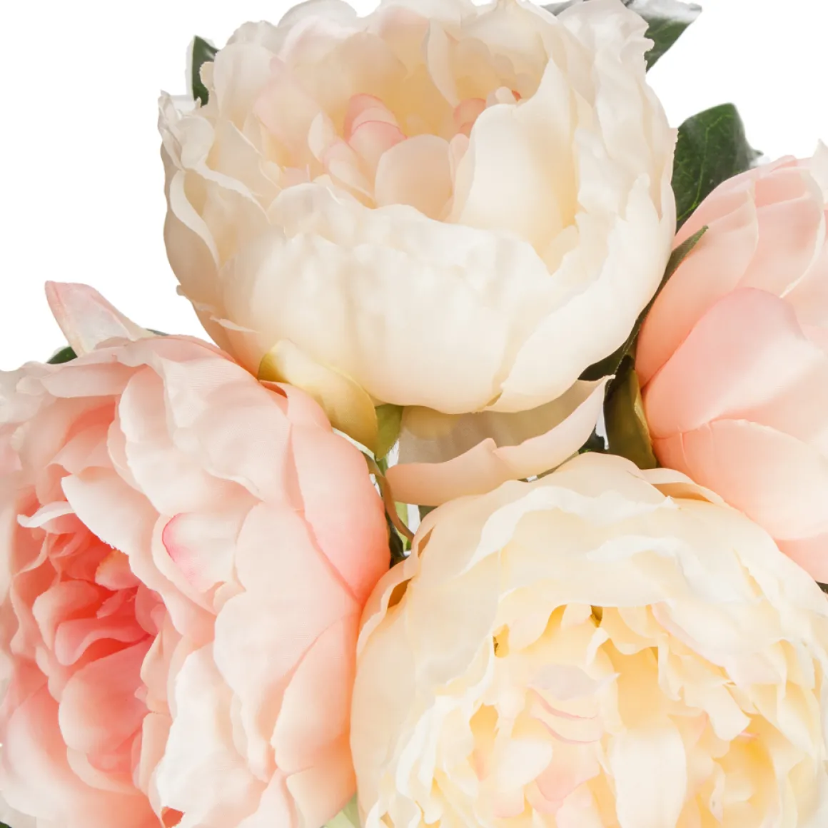 Bouquet Con 4 Peonías Color Rosa 30Cm