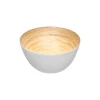 Bowl De Bambú Blanco 17Cm