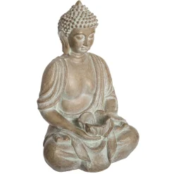 Buda Decorativo Blanco 25x19x39Cm