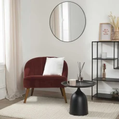 Butaca Naova Terracota De Terciopelo