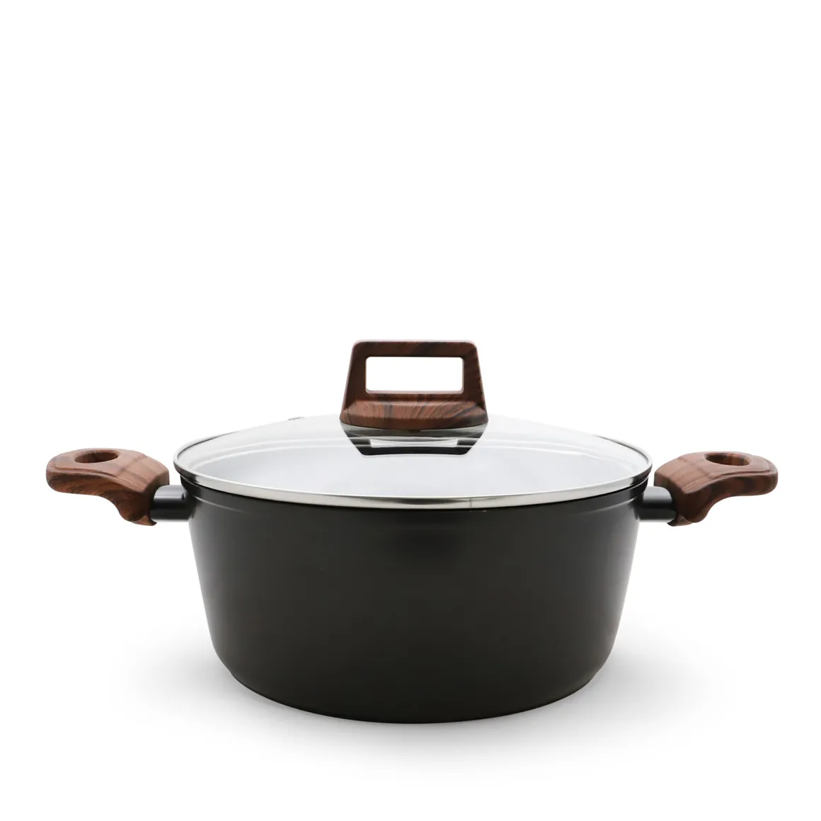 Cacerola Oslo C/Tapa De Vidrio 24Cm