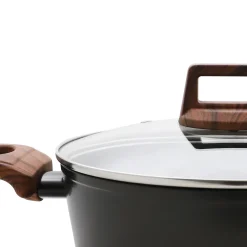 Cacerola Oslo C/Tapa De Vidrio 24Cm