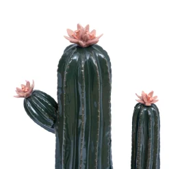 Cactus Decorativo De Cerámica 40cm
