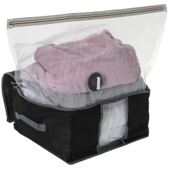 Caja Almacenaje De Tela+Bolsa Al Vacío